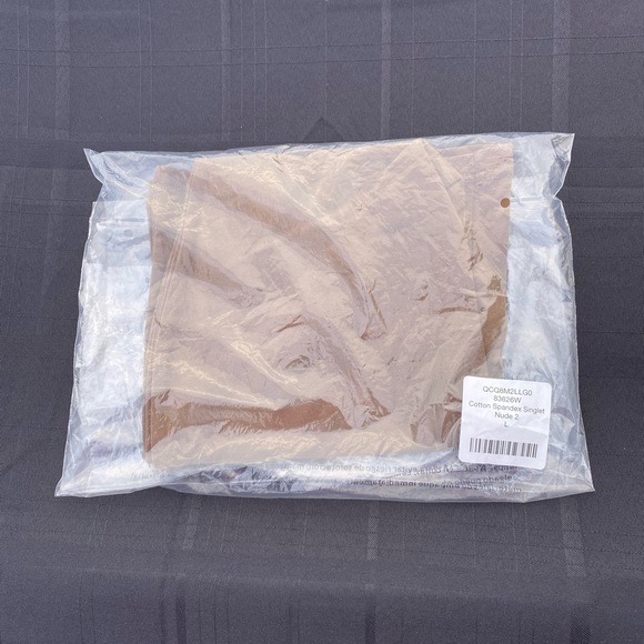 American Apparel Cotton Spandex Singlet Nude 2 - Picture 3 of 4